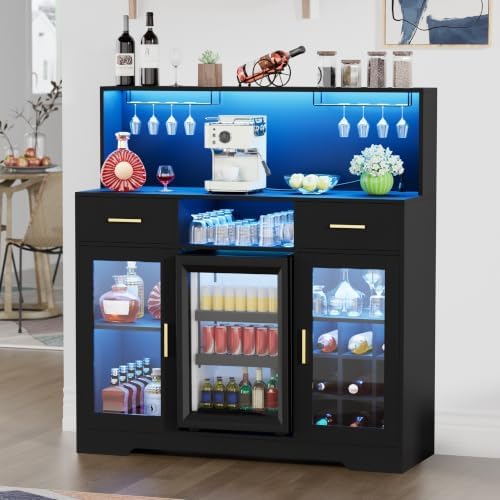Home Bar And Cabinet - Мини-холодильник-шкаф для хранения, винный барный шкаф