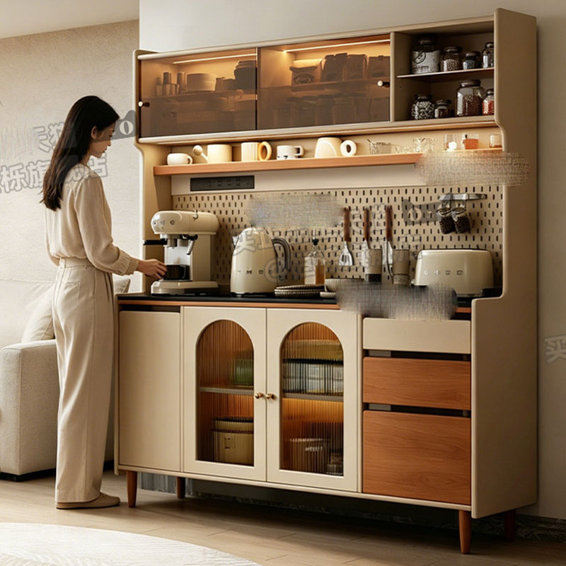 Home Bar And Cabinet - Дизайнерский коммерческий высокий шкаф-витрина из дерева
