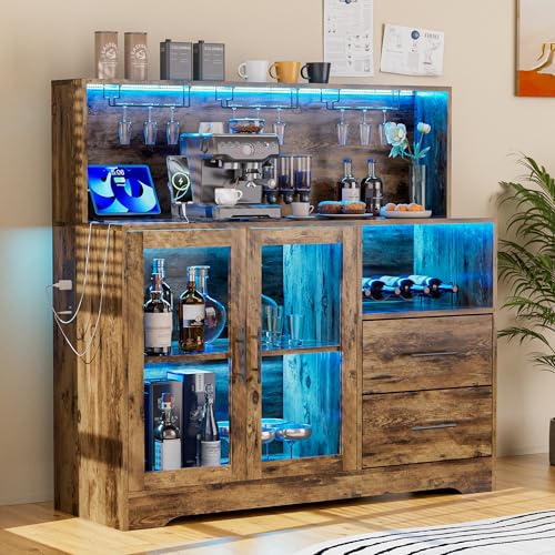 Home Bar And Cabinet - Домашний барный шкаф с регулируемой RGB