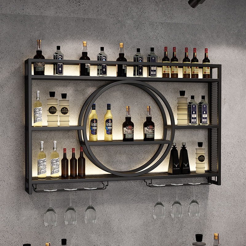 Home Bar And Cabinet - Настенная винная полка, барный шкаф для