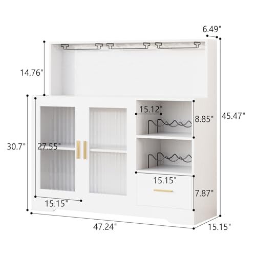 Винный барный шкаф с LED-подсв – обзор и цена Home Bar And Cabinet