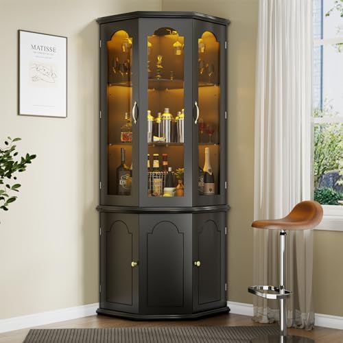 Угловой барный шкаф с LED-подс – обзор и цена Home Bar And Cabinet