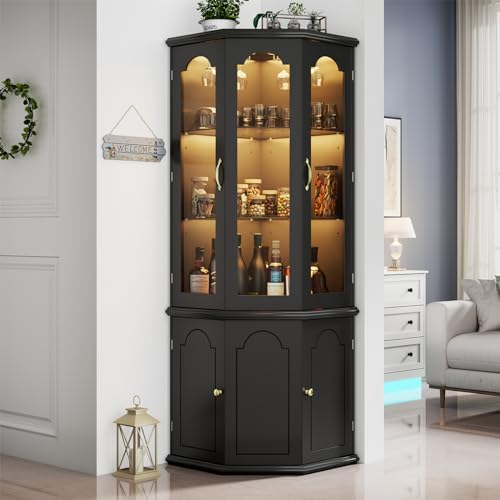 Угловой барный шкаф с LED-подс – обзор и цена Home Bar And Cabinet