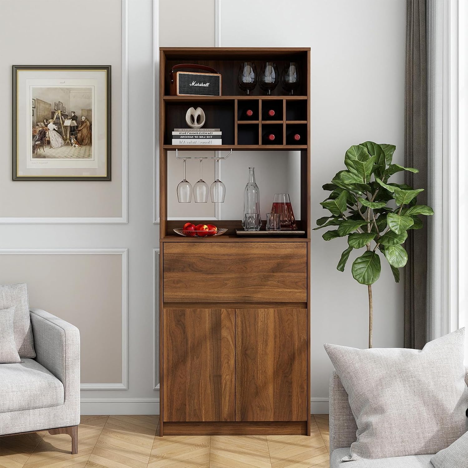 Кофейный барный шкаф-тумба с я – обзор и цена Home Bar And Cabinet