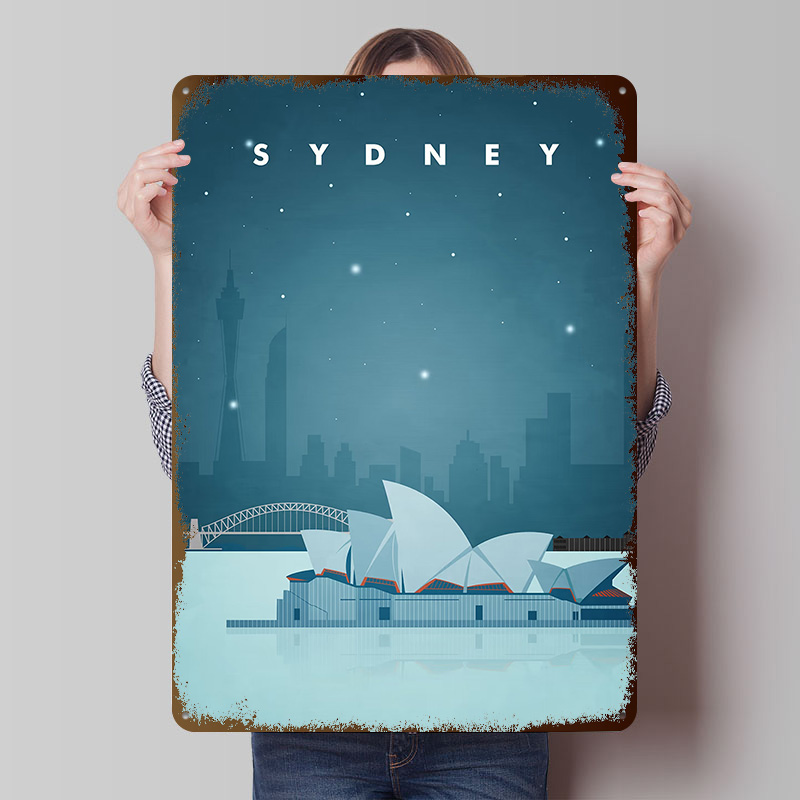 Винтажная металлическая таблич – обзор и цена Home Bar Sydney